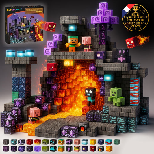 Blocscraft© | Le jeu éducatif de Mondes Magiques Aimantés