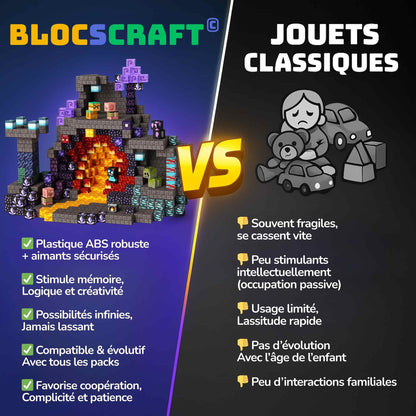 Blocscraft© | Le jeu éducatif de Mondes Magiques Aimantés